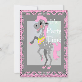 Invitación de cumpleaños a Fiesta de Caballo Occid