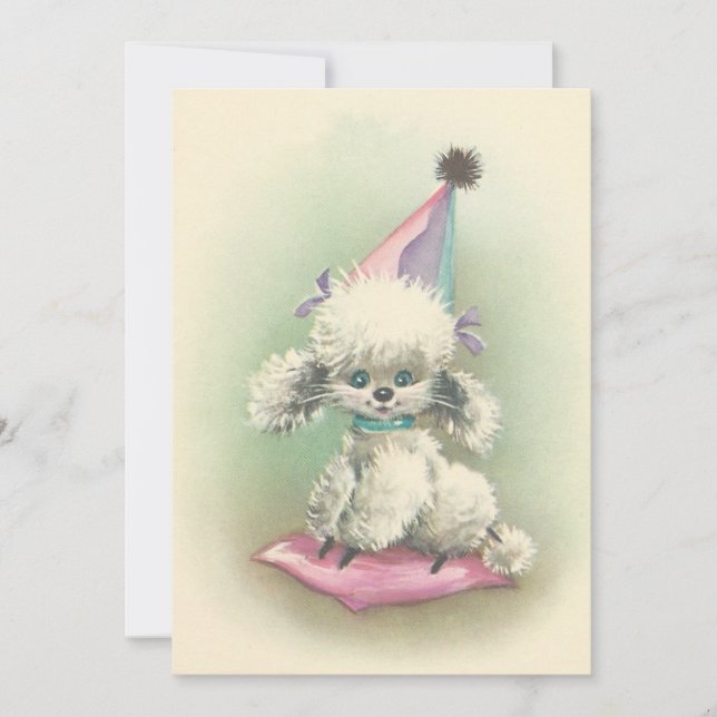 Invitación de cumpleaños a Fiesta de carne (Anverso)