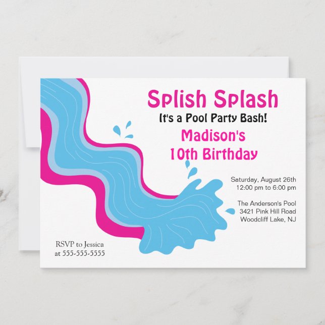 Invitación de cumpleaños a Fiesta de grupo de choz (Anverso)
