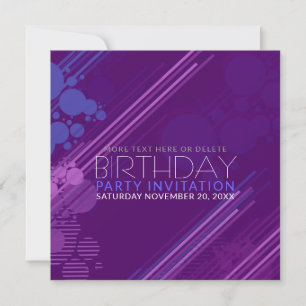Invitación de cumpleaños a Fiesta de la casa