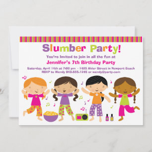 Invitación de cumpleaños a Fiesta de madrugada