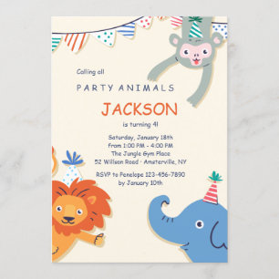 Invitación de cumpleaños a fiestas