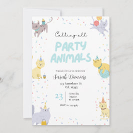 Invitación de cumpleaños a fiestas