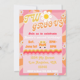 Invitación de cumpleaños a Groovy ONE