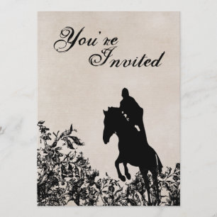 Invitación de cumpleaños a jugo de caballo de esti