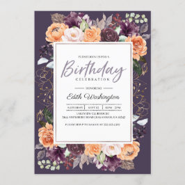 Invitación de cumpleaños a la caída de la planta m