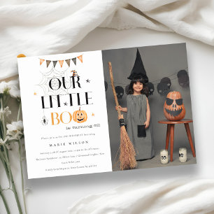 Invitación de cumpleaños a la calabaza de Hallowee