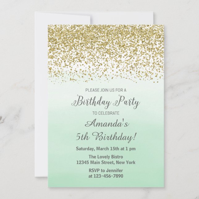Invitación de cumpleaños a la Casa de la Moneda y  (Anverso)