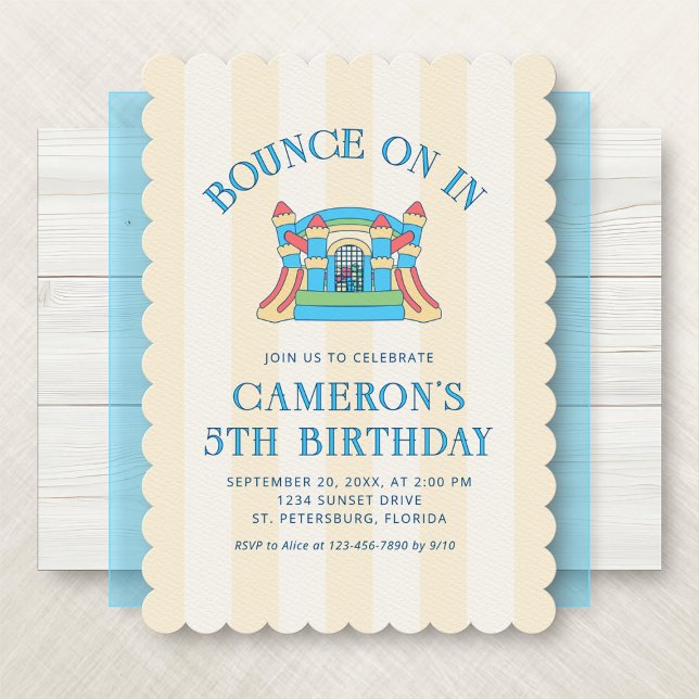Invitación de cumpleaños a la casa del castillo de (Subido por el creador)