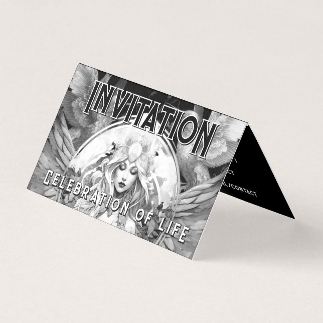 Invitación de cumpleaños a la celebración de la vi (Anverso)