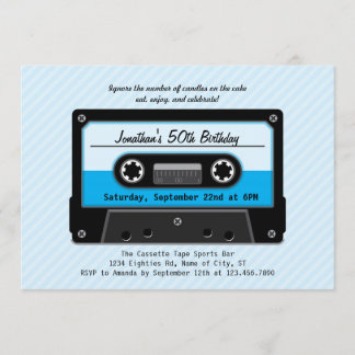 Invitación de cumpleaños a la cinta