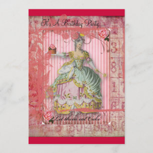 Invitación de cumpleaños a la congelación de paste