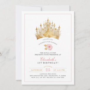 Invitación de cumpleaños a la Corona de la Princes