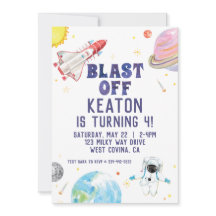 Invitación de cumpleaños a la explosión de acuarel