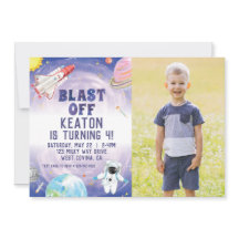 Invitación de cumpleaños a la explosión de acuarel