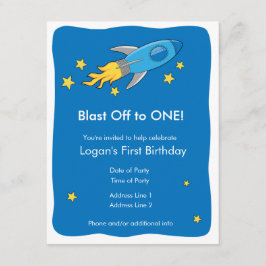 Invitación de cumpleaños a la explosión de un barc