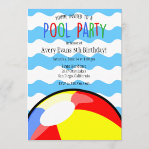 Invitación de cumpleaños a la fiesta de Fiesta de 