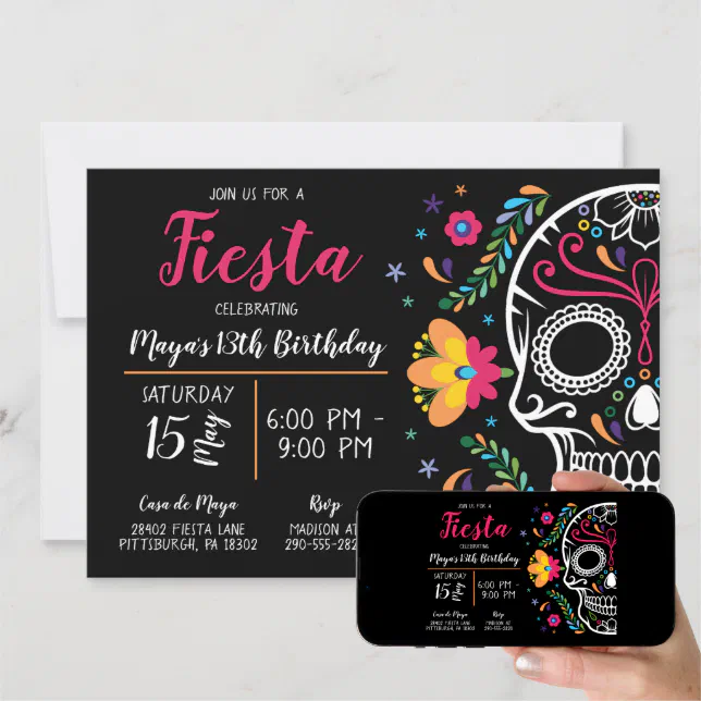 Invitación Cumpleaños Coco Flor - Diseños personalizados