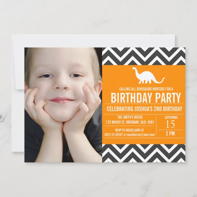 Invitación de cumpleaños a la foto de Animal Chevr (Anverso)