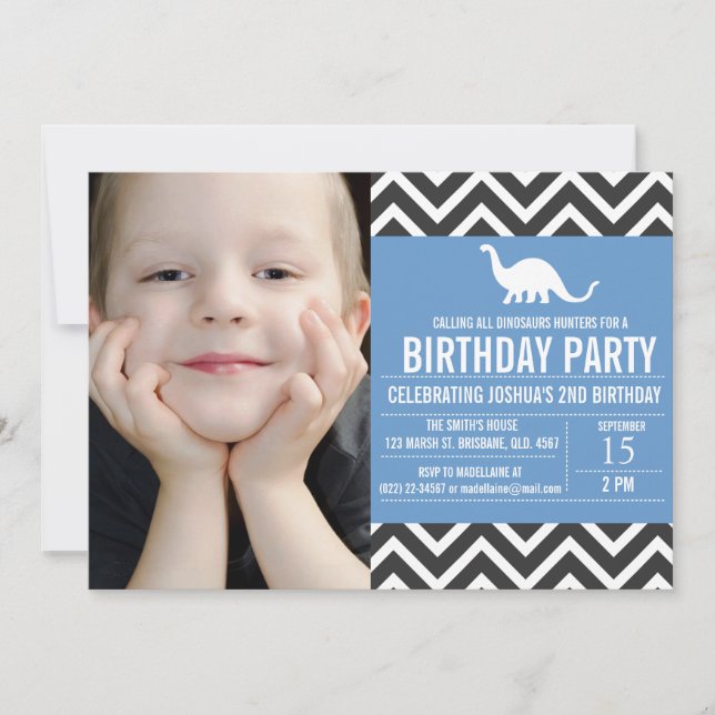 Invitación de cumpleaños a la foto de Animal Chevr (Anverso)