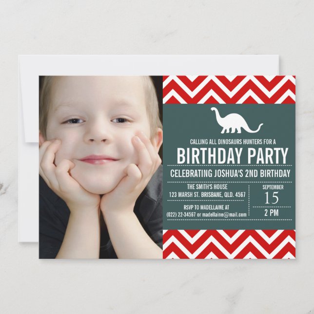 Invitación de cumpleaños a la foto de Animal Chevr (Anverso)