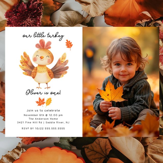 Invitación de cumpleaños a la foto de Little Turke (Subido por el creador)