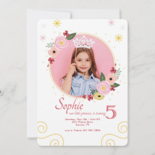 Invitación de cumpleaños a la foto de Perfección R