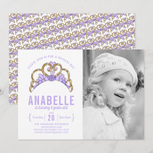 Invitación de cumpleaños a la foto de personalizab
