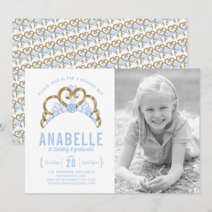Invitación de cumpleaños a la foto del personaliza
