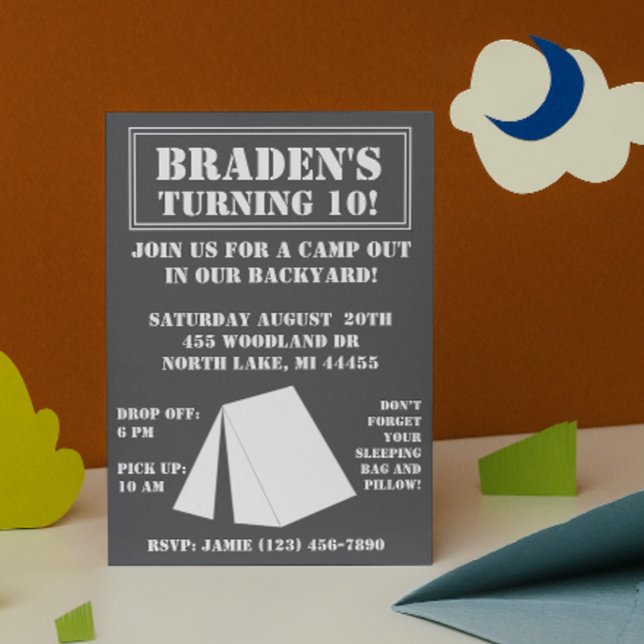 Invitación de cumpleaños a la marcha en el patio t (Subido por el creador)