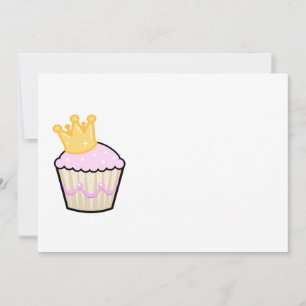 Invitación de cumpleaños a la pastelería Princess