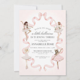 Invitación de cumpleaños a la pequeña Ballerina Ch