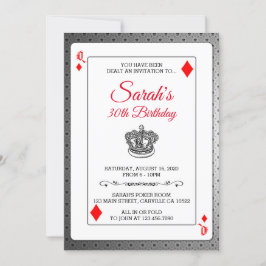 Invitación de cumpleaños a la Reina de los Diamant