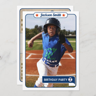 Invitación de cumpleaños a la tarjeta de comercio