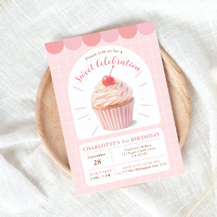 Invitación de cumpleaños a la tienda de dulces