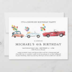 Invitación de cumpleaños a la unidad de distanciam