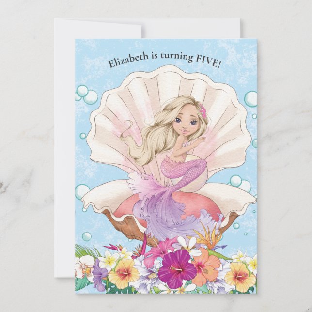 Invitación de cumpleaños a las sirvientas bajo el  (Anverso)