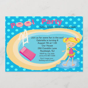 Invitación de cumpleaños a los Chicas del grupo de