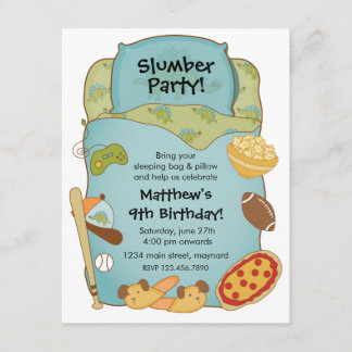 Invitación de cumpleaños a los chicos con bolsita 