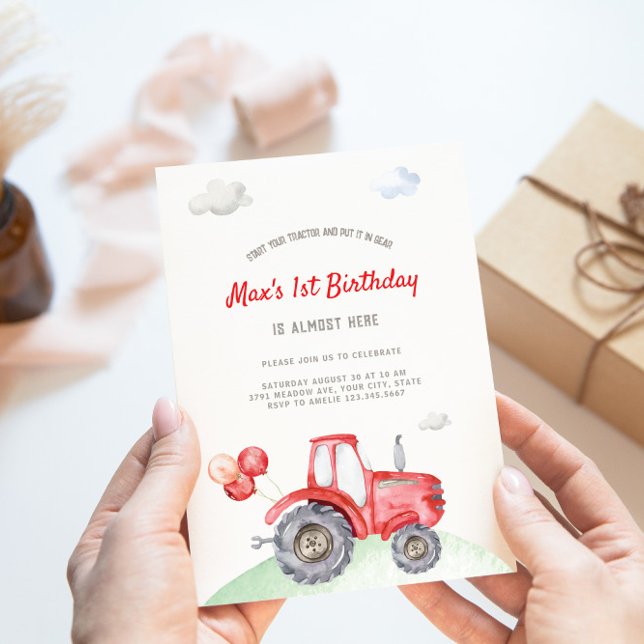 Invitación de cumpleaños a los globos de la fiesta (Subido por el creador)
