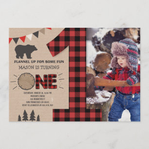 Invitación de cumpleaños a Lumberjack Cumpleaños d
