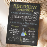 Invitación de cumpleaños a Mad Science Fiesta<br><div class="desc">¿Estás listo para lanzar una impresionante fiesta de cumpleaños de Mad Science? No busques más, porque tenemos la invitación perfecta para ti. Nuestra invitación a la fiesta de la ciencia del cumpleaños impresionará a tu pequeño y a todos sus amigos. Es fácil de personalizar con los detalles de su fiesta....</div>