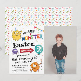 Invitación de cumpleaños a Monster Photo