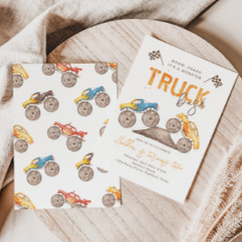 Invitación de cumpleaños a Monster Truck | Camión
