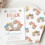 Invitación de cumpleaños a Monster Truck | Camión<br><div class="desc">Invitación a la fiesta de cumpleaños de Monster Truck Listo para ser personalizado por usted!</div>