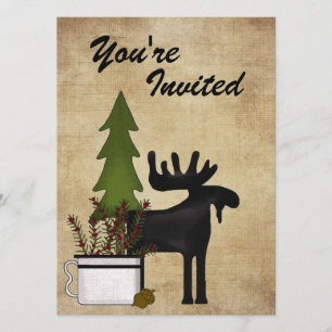 Invitación de cumpleaños a Moose Country Mountain