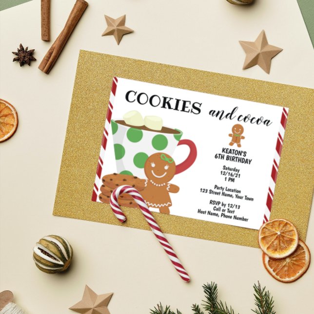 Invitación de cumpleaños a Navidades de cocina y c (Subido por el creador)