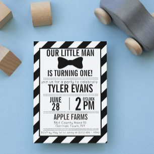 Invitación de cumpleaños a nuestra niñita Bowtie