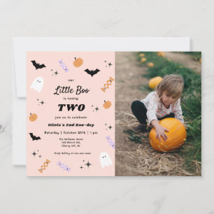 Invitación de cumpleaños a nuestro pequeño Boo Hal