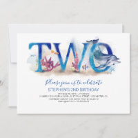 Invitación de cumpleaños a Ocean Underwater World